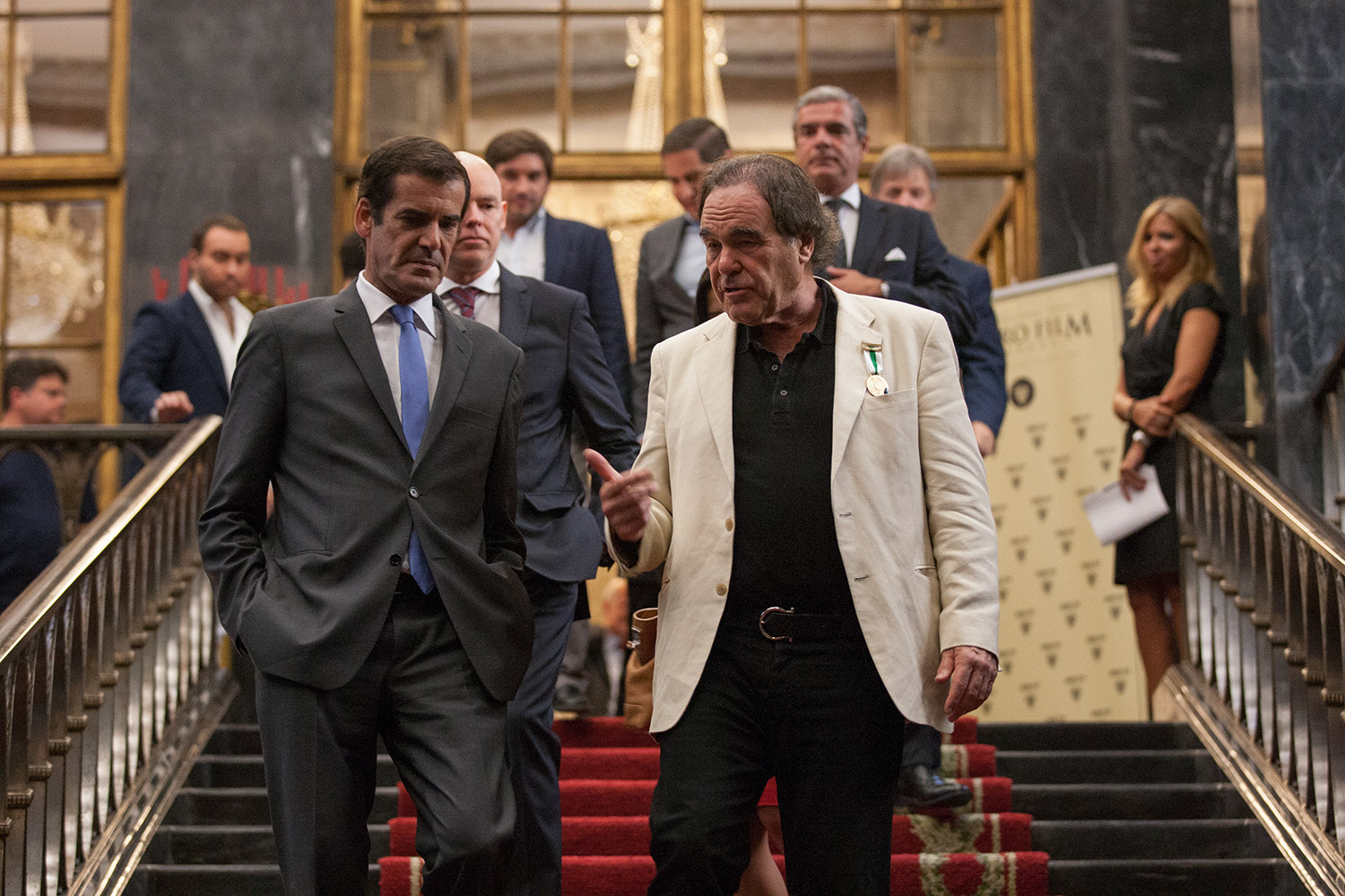 Oliver Stone com Rui Moreira