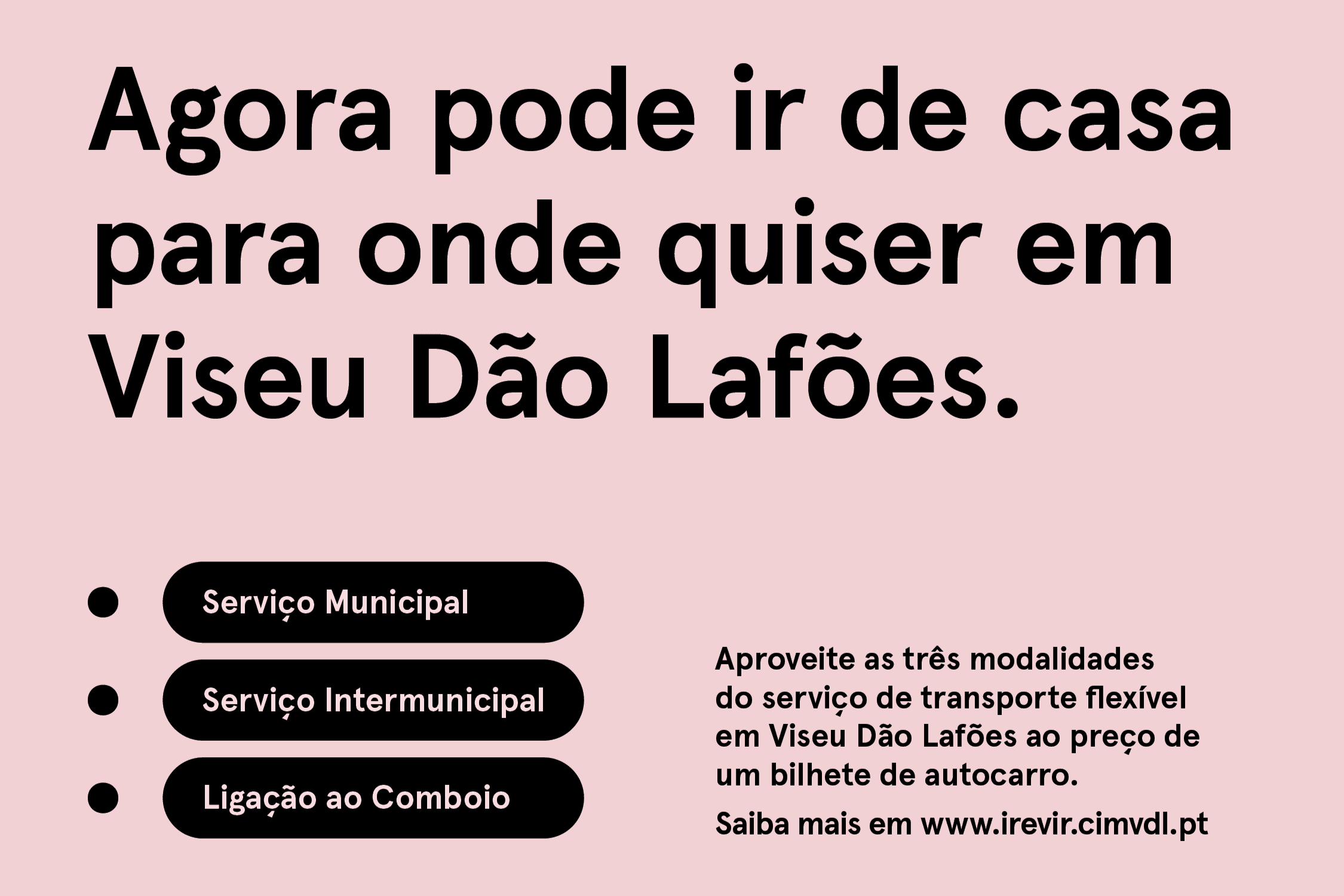 Serviço de transporte Flexível, IR e VIR, da CIM Viseu Dão Lafões reconhecido pela União Europeia como boa prática de mobilidade